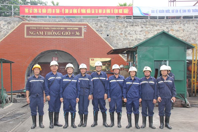 Khai thác tấn than đầu tiên Dự án mỏ hầm lò Núi Béo
